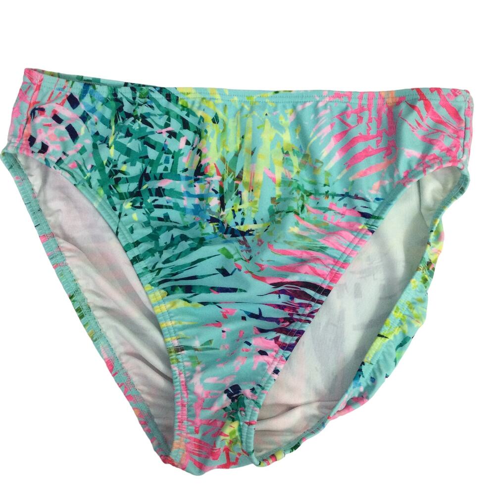 Venus Tropical Y2K Surf Core Retro Palm Leaf Resort High Cut Bikini Bottom 12